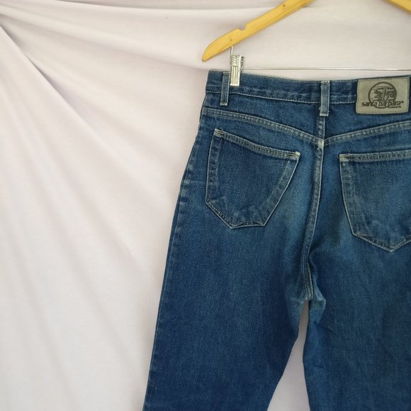 VINTAGE Rawhem Highrise Kickflare Cropped Jeans 13w +MEASUREMENT  100%cotton - Picture 7 of 9